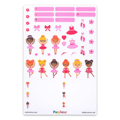 Ballerinas Peel & Stick Labels-Labels-myfunkins.ca