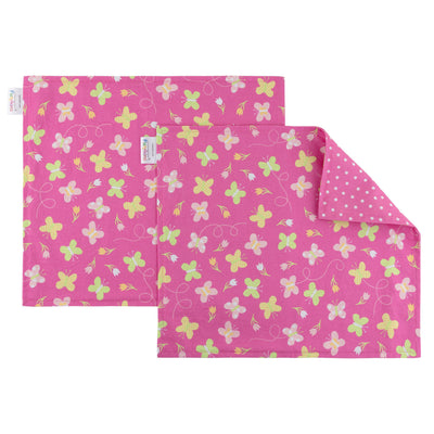 Butterflies, Pink, Placemat, 2-ply, Set of 2-Placemat-myfunkins.ca