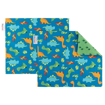 Dinosaurs, Blue Placemat, 2-ply, Set of 2-placemat-myfunkins.ca