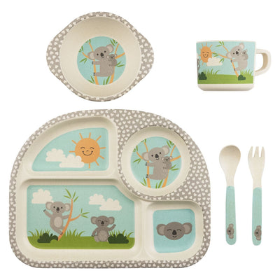 Koalas Bamboo Dish Set-Bamboo Set-myfunkins.ca