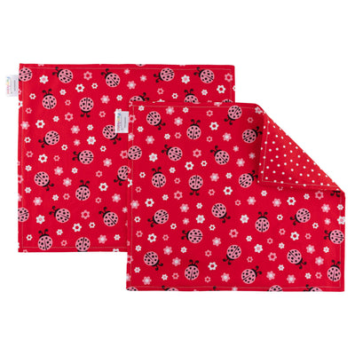 Ladybugs, Red, Placemat, 2-ply, Set of 2-Placemat-myfunkins.ca