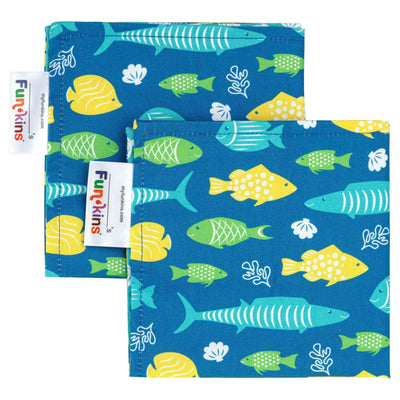 Ocean Fish Napkins, 2-ply, Set of 2-napkin-myfunkins.ca