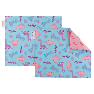 Dinosaurs, Pink Placemat, 2-ply, Set of 2-placemat-myfunkins.ca