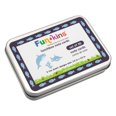 Sharks Lunchbox Note Cards-Note Card-myfunkins.ca