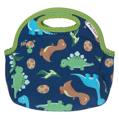 Dinosaurs Lunch Bag, Navy, Small-lunch bag-myfunkins.ca