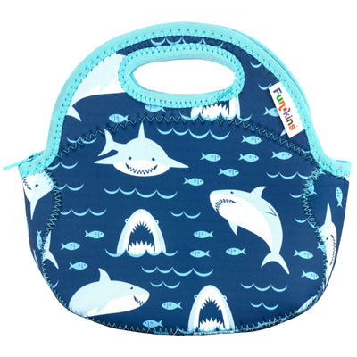 Sharks Lunch Bag, Small-lunch bag-myfunkins.ca